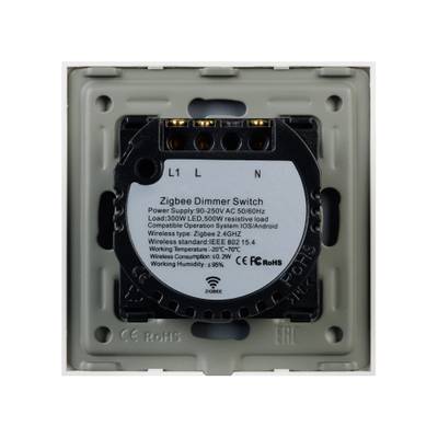 Светорегулятор сенсорный с Zigbee управлением SWT-OMALI-SD3-ZB-GD (250V, 500W) (Arlight, Стекло)