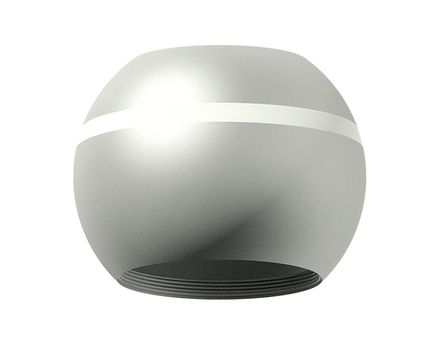 Корпус светильника накладной для насадок D60/70mm c LED подсветкой C1103 SSL серебро песок D100*H80mm MR16 GU5.3 LED 3W 4200K