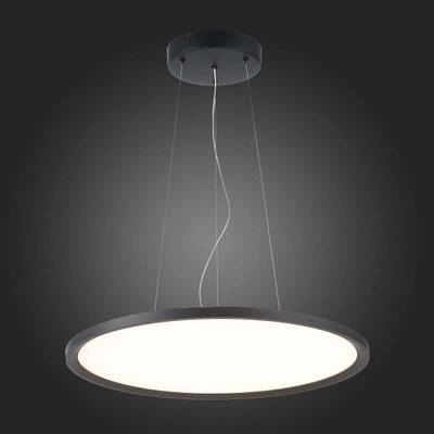 ST602.443.56 Светильник подвесной Черный LED 1*56W 4000K 5 040Lm Ra&gt;80 120 IP20 D600xH36 90-265V