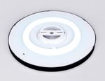 Потолочный светодиодный светильник FZ3050 BK черный IP44 24W+10W 6400+6400К D290*40 (Без ПДУ)