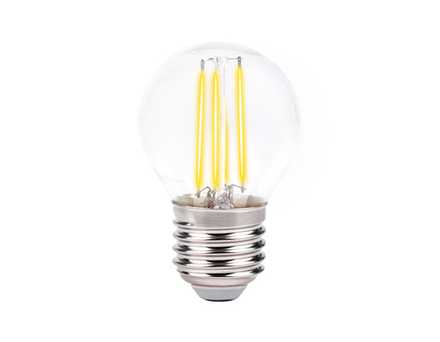 Светодиодная лампа Filament LED G45-F 6W E27 4200K (60W)