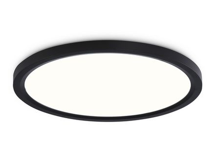 Светильник светодиодный ультратонкий FZ1910 BK черный IP54 44W 3000K-6500K CCT-переключатель D600*25 (Без ПДУ)