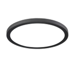 7788/24L MITRA LED SN 537 Светильник пластик/белый/черный LED 24Вт 3000/4000/6500К D300 IP44 CCT/датчик движения NEBULA BLACK