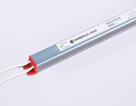 Блок питания ультратонкий для светодиодной ленты 12V 36W 3A IP67 185-260V 292*18*14.8 GS9805