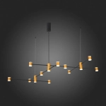 SL1596.423.22 Светильник подвесной ST-Luce Золотистый, Черный/Белый LED 22*3W 3000K