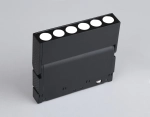 Светильник светодиодный поворотный для шинопровода Magnetic GL4040 BK черный IP20 6W 4200K 48V 24° 115*22*105
