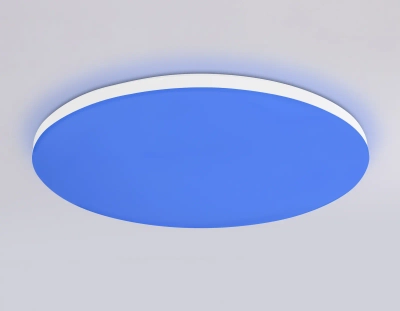 Потолочный светодиодный светильник с Wi-Fi Яндекс Алисой/Tuya/Smart Home/Alexa FZ2002 WH белый IP54 25W 3000K-6500K+RGB D370*55 (ПДУ ИК)