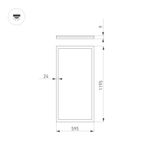 Светильник DL-INTENSO-S600x1200-60W White6000 (WH, 120 deg, 230V) (Arlight, IP40 Металл, 3 года)