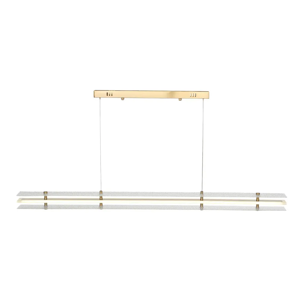 SL6245.223.01 Светильник подвесной ST-Luce золотистый/Прозрачный LED 1*30W 4000K