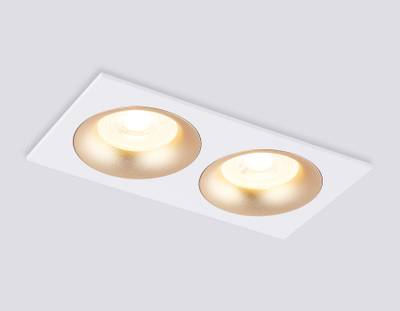 Светильник встраиваемый TN102733/2 WH/GD белый/золото GU5.3 175*92*23