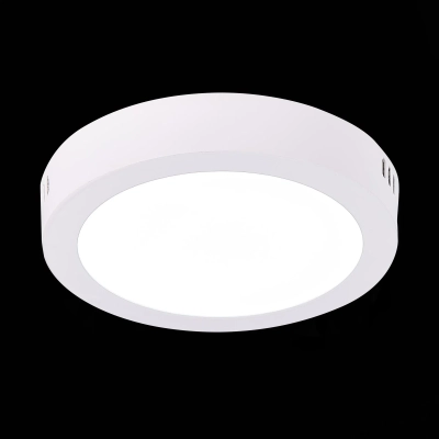 ST112.532.12 Светильник настенно-потолочный Белый LED 1*12W 3000K 715Lm Ra80 120° IP20 D160xH28 90-265V