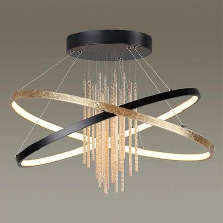 3901/70CL L-VISION ODL22 377 черный/золотистый/металл Потолочный светильник IP20 LED 70W 3340Лм 4000K MONICA