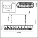 5076/10 HALL (В 2-Х КОРОБКАХ) ODL24 617 золото/прозрачный/белый/металл/хрусталь/алебастр Люстра E14 10*40W CHESSI