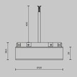 Источник напряжения встраиваемый Basity 48V, 200Вт, черный, TRA172DR-200W-B. TM Maytoni