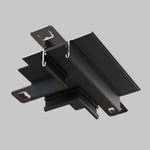 Т- образный коннектор встраиваемый под ГКЛ 12,5 мм Basity, черный, TRA172CT-12B. TM Maytoni