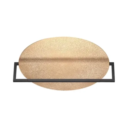 7016/20WL HIGHTECH ODL25 295 золотой ice crack/металл/акрил Настенно-потолочный светильник поворотный 360° IP20 LED 1*20W LUNAR