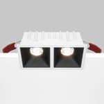 Встраиваемый светильник Alfa LED 4000K 2x10Вт 36°, DL043-02-10W4K-SQ-WB. TM Maytoni