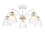 Светильник подвесной TR9567/5 WH/FR белый/белый матовый E27/5 max 40W D620*250