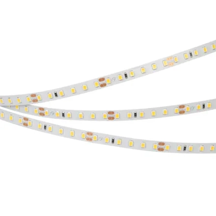 Лента RT-A120-8mm 24V Warm2700 (14.4 W/m, IP20, 2835, 5m) (Arlight, Открытый)