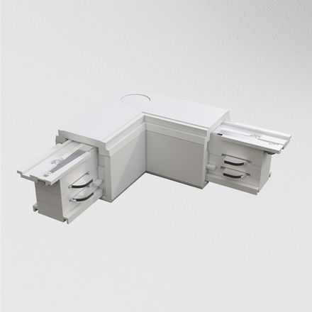 Коннектор угловой внутренний Trinity белый, TRA005CL-31W-R. TM Maytoni