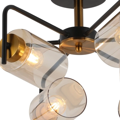 IL8248-6COU-79 BK GD светильник потолочный ILLUMICO, E27х6