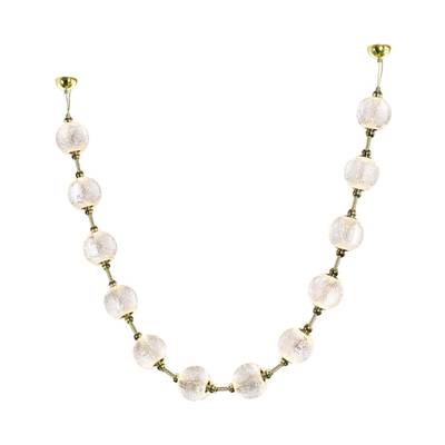 5008/48L L-VISION ODL23 591 золотой/прозрачный/металл/акрил Подвес бусы LED 48W 4000K 2640лм CRYSTAL