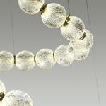 5008/132L L-VISION ODL23 595 золотой/прозрачный/металл/акрил Люстра LED 132W 4000K 6600Лм CRYSTAL
