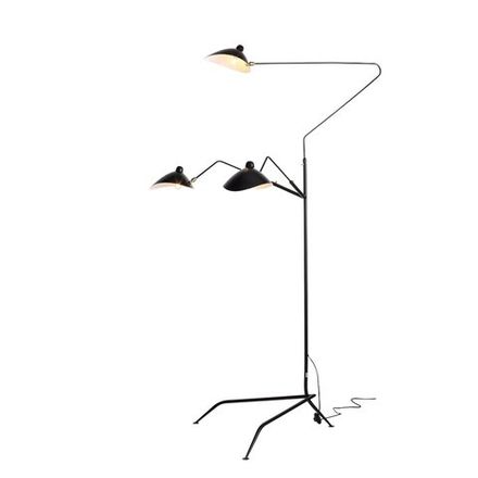 SL305.405.03 Торшер ST-Luce Черный/Черный, Белый E27 3*60W
