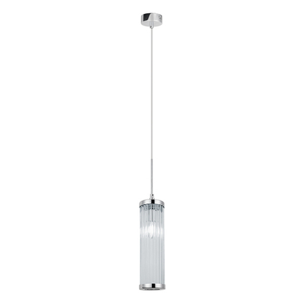 Светильник подвесной Crystal Lux TADEO SP1 D100 CHROME/TRANSPARENTE 3030/201