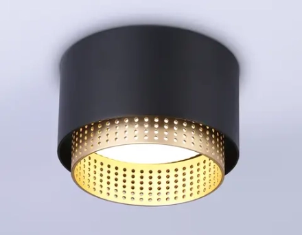 Светильник накладной TN71275 BK/GD черный/золото GX53 max 12W D95*62