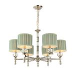 SL1121.103.06 Люстра подвесная ST-Luce Никель/Оливковый E14 6*40W