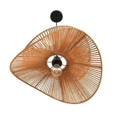 8381/1 ECO LN26 320 черный/бежевый, металл/джутовый шнур Подвес E27 40W 220V ROPE