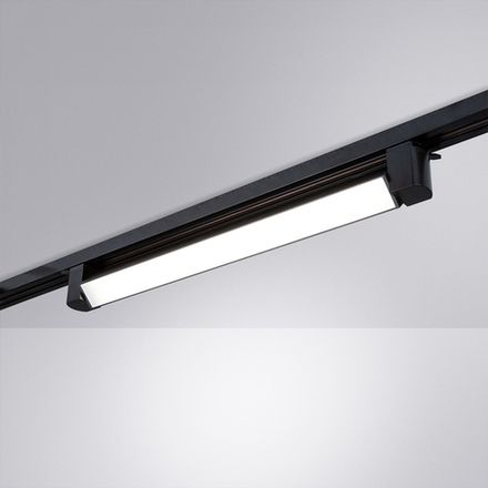 Трековый светильник Arte Lamp LINEETTA A4574PL-1BK, 1хLED
