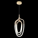 Светильник подвесной Crystal Lux PERA SP50W LED GOLD 3491/250