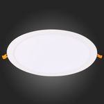 ST209.538.24 Св-к встр. Белый LED 1*24W 3000K 1 728Lm Ra80 110° IP20 D300xH8 90-265V