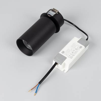 Светильник SP-GABI-BUILT-FLAP-R50-9W Warm3000 (BK, 60 deg, 230V) (Arlight, IP40 Металл, 5 лет)