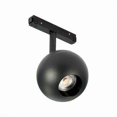 ST354.436.12 Магнитный трековый светильник Черный LED 1*12W 3000K 680Lm Ra&gt;80 36° IP20 L120xW100xH195 48V