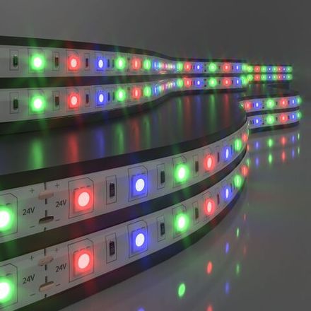Светодиодная лента Лента светодиодная 24V 14,4W 60Led 5050 IP65 RGB, 5м