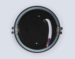 Светильник встраиваемый TN6653 BK черный IP44 GX53 D110*48