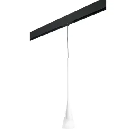 PRO804110 Светильник д/1-фазн трека CONICITA 1х40W E14 БЕЛЫЙ/ЧЕРНЫЙ (804110+595007) Lightstar