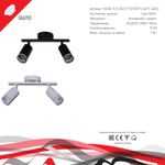16001-9.5-002CT SPOT LIGHT GU10 WT светильник точ.