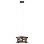 4961/2 NATURE ODL22 733 темно-коричневый/стекло Ландшафтный подвес E27 2*60W IP44 MAVRET