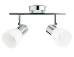 Настенно-потолочный спот TR3963/2 CH/FR хром/белый матовый E27*2 max 40W 200*105*200