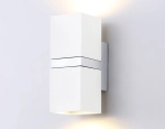 Настенный светильник FW245/2 WH/CH белый/хром GU10*2 max 12W 155*61*80