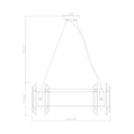 Подвесная люстра Arte Lamp JASTIN A2848SP-8GO, 8хE14