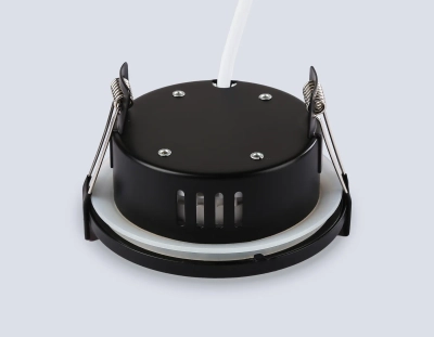 Светильник встраиваемый TN6632 BK черный IP44 GX53 D100*60