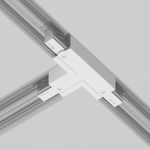 Коннектор Т-образный левый Trinity белый, TRA005CT-31W-L. TM Maytoni