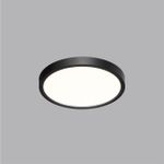 7660/18L MITRA LED SN 54 Светильник пластик/белый/черный LED 18Вт 3000/4000K D230 IP40 ALFA BLACK