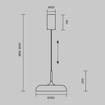 Подвесной светильник Gerhard 3000K 31Вт, MOD189PL-L30W3K. TM Maytoni