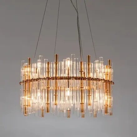 Подвесная люстра Arte Lamp CRYSTALLA A4111LM-16GO, 16хG9